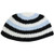 Classic skullcap Stripe Knitted Kippah Yarmulke Tribal Jewish Hat covering dome