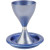 Yair Emanuel Anodized Aluminum Kiddush Cup BLUE SHABBAT HOLIDAY TABLE