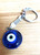 Artistic EVIL EYE Key Ring Chain Lucky Amulet Charm Pendant good karma