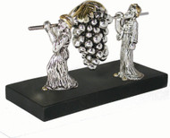 The Spies stunning Sculptures carrying a giant bunch of grapes ON base BEST GIFT 