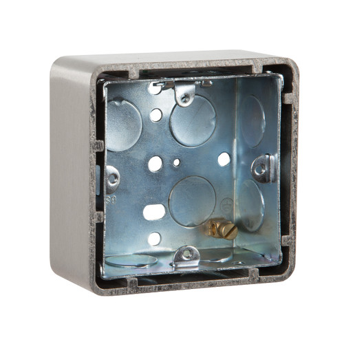 Aluminium Surface Back Box with Adjustable Gang Box