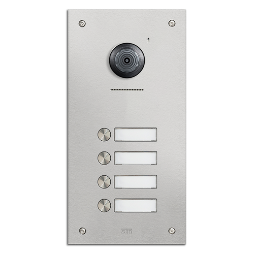 Stainless Steel Robusto IP, 4-way Door Entry Panel