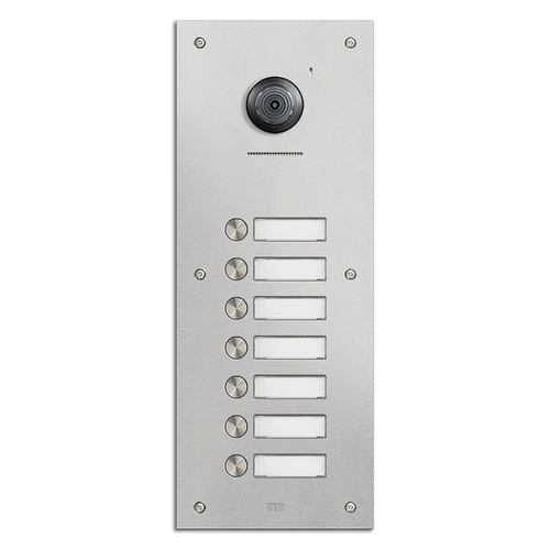 Stainless Steel Robusto IP, 7-way Single Column Buttons, Door Entry Panel