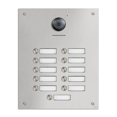 Stainless Steel Robusto IP, 11-way Double Column Buttons, Door Entry Panel
