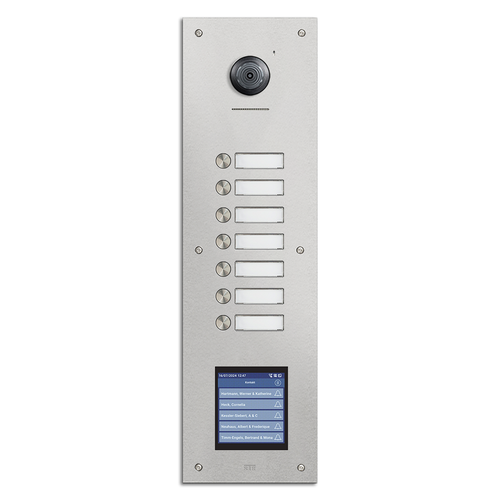 STR Robusto IP Door Station - 7 Way with Touch Display - Flush Mount