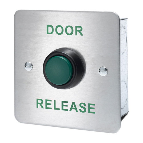 Exit Button, Raised Green Button, Door Release