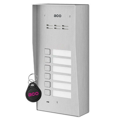 Image of a 3 Way Audio Door Entry Panel, Built in RFID with Fob