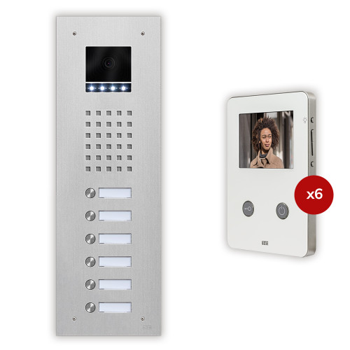 6-Way Video Door Entry Kit