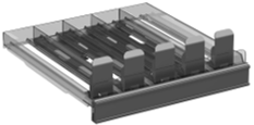 5W Pusher Tray w FlipUp IMPACT