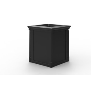 Outdoor Trash Can with Funnel Lid