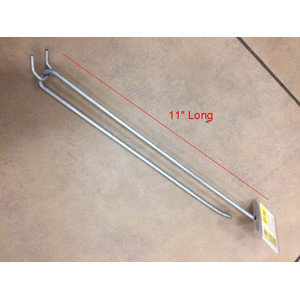 Peg Hook 11" Hardware (1 pc)