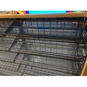 Black Gondola 36" x 15"wire shelf - NOT for Legacy sites
