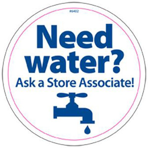 Air / Vacuum Decal - Need Water?
