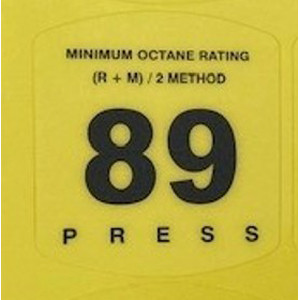 Fuel Grade Decal (89)