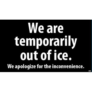 Out of Order for Ice Cooler