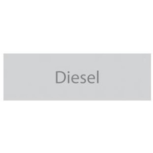 ID Plate - Aluminum - Diesel