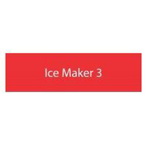 ID Plate - Red - Ice Maker 3
