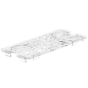 1/3 Food Pan Drain Shelf