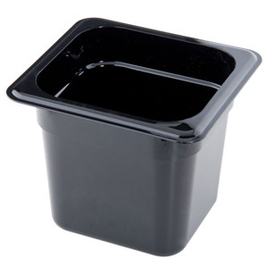 1/6 x 6" Food Pan Black (66CW110)