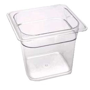 1/6 x 6" Food Pan (clear)