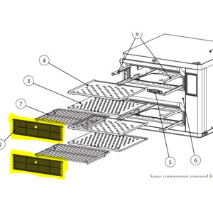 TurboChef Dbl Batch - Grease Filter