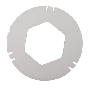 White San Jamar Swirl World Gasket