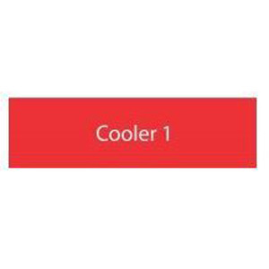 ID Plate - Red - Cooler 1