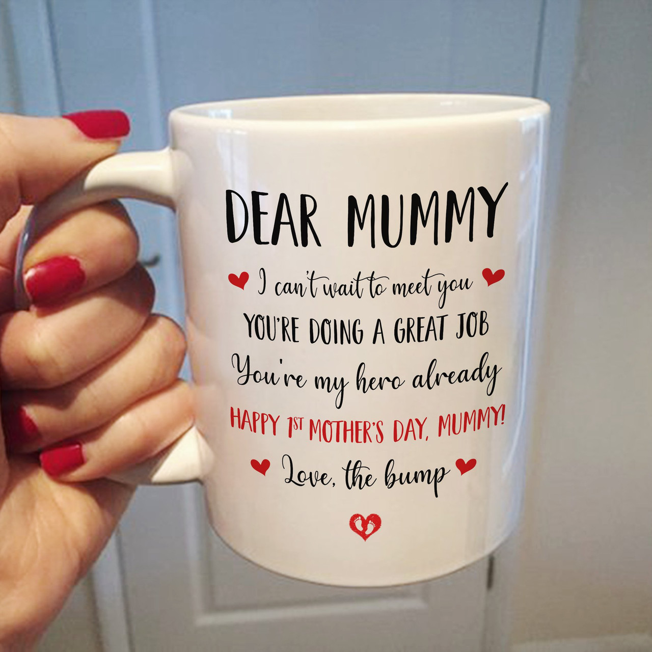 Moosfy New Mom Mug ,Gift for New Mother ,First Time Mom Gift New Mom  Mother's Day Gift
