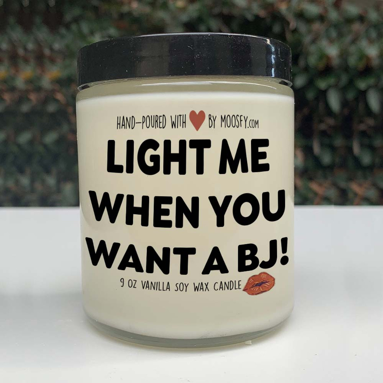 Funny Boyfriend GIft, BJ Candle