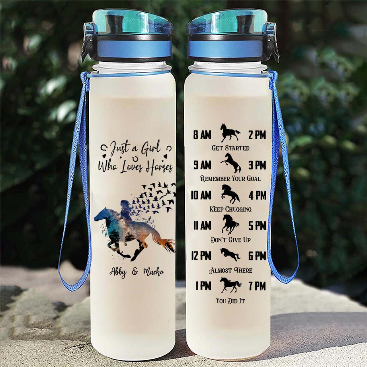 Horse Water Bottle, Personalised Thermos Bottle, Design Your Own Horse  Water Bottle, Custom Horse Thermal Thermal, Friends Water Bottle 