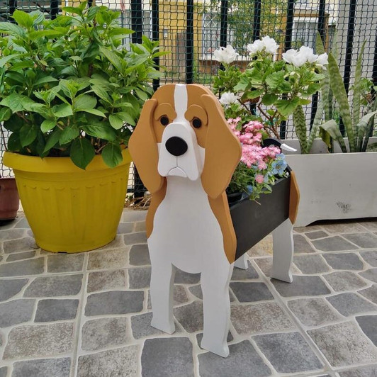 Beagle Planter Beagle Planter