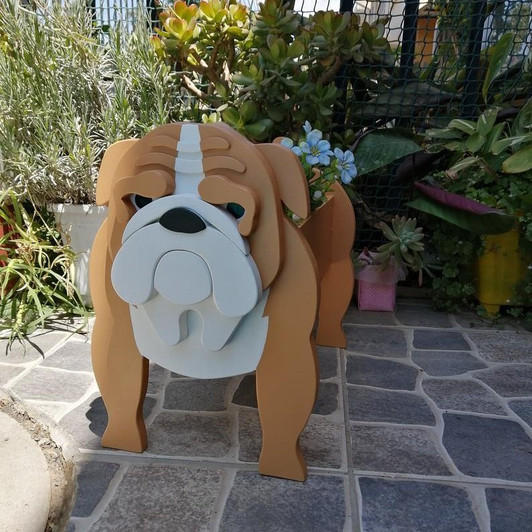 English Bulldog Planter