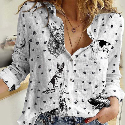 Gift For Dog Lovers German Sherpherds Casual Shirt