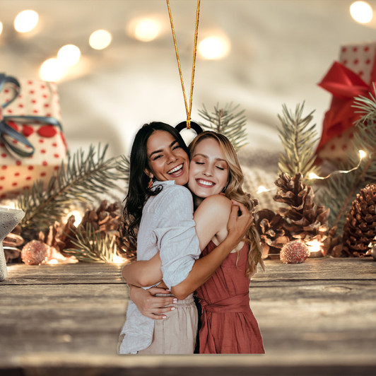 Friends And Colleague Ornament Personalized Photo Ornament Custom Friends Gift Friends And Colleague Ornament Personalized Photo Ornament Custom Friends Gift