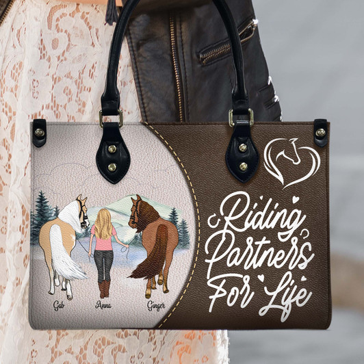 Personalized Gift For Horses Lover Girl With Horses PU Leather Woman Handbag Personalized Gift For Horses Lover Girl With Horses PU Leather Woman Handbag