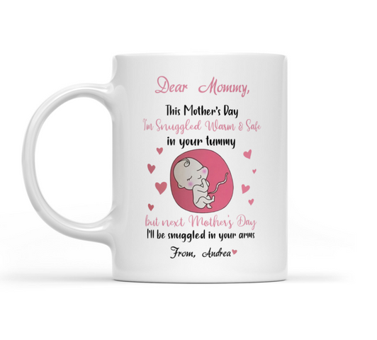 Personalized Message From The Bump New Mom Mug