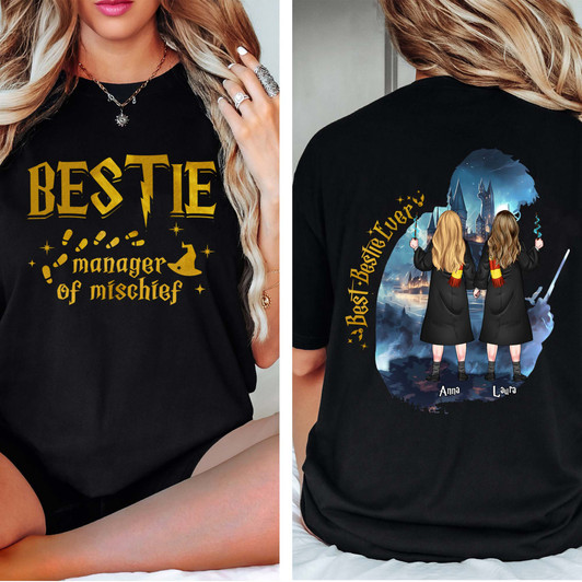 Personalized Besties and Friends HP Witch Shirt Personalized Besties and Friends HP Witch Shirt