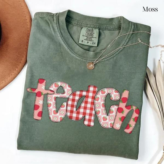 Colorful Teach Shirt Gift For Teacher Back To School Comfort Colors Shirt Colorful Teach Shirt Gift For Teacher Back To School Comfort Colors Shirt