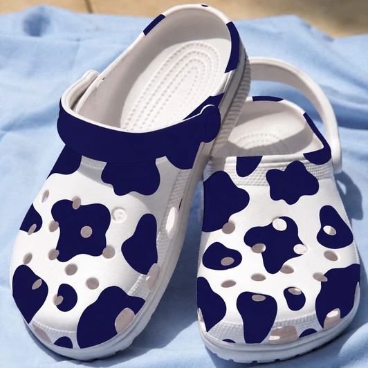 Cow Milk Pattern Midnight Blue Version Cow Lover Gift