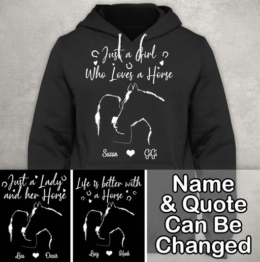 Personalized Gift For Horse Lover Girl Love Horse Shirt For Women