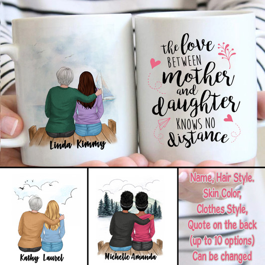 Personalized Gift for mom Daughter and Mother Mug
Personalized Gift for mom Daughter and Mother Mug