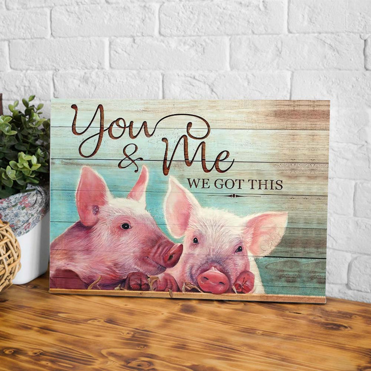 Gift For Pig Lovers Pig You And Me Canvas
