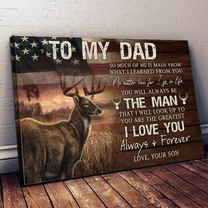 Gift For Dad - You Will Always Be The Man Canvas