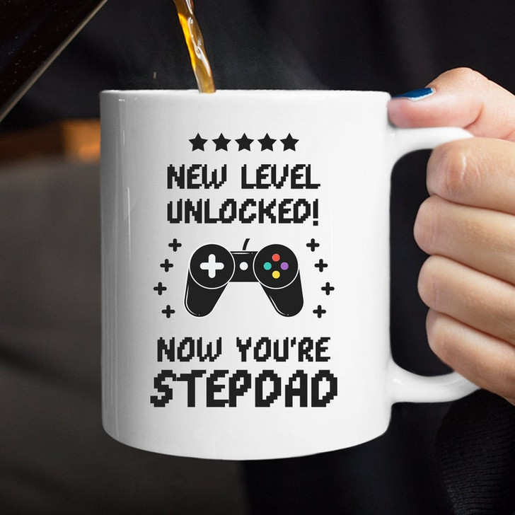 Gift For Stepdad Never Unlocked Mug
