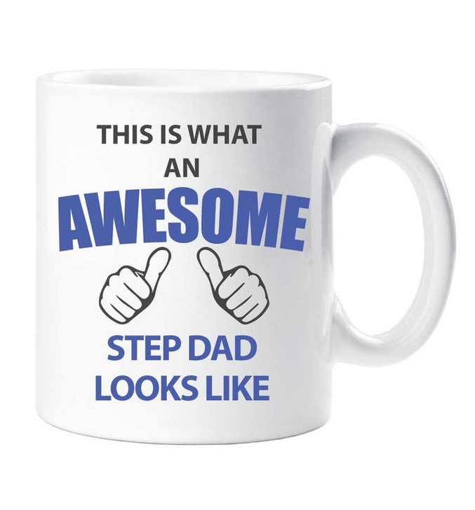 Gift For Stepfather This Is What An Awesome Stepdad Looks Like Mug