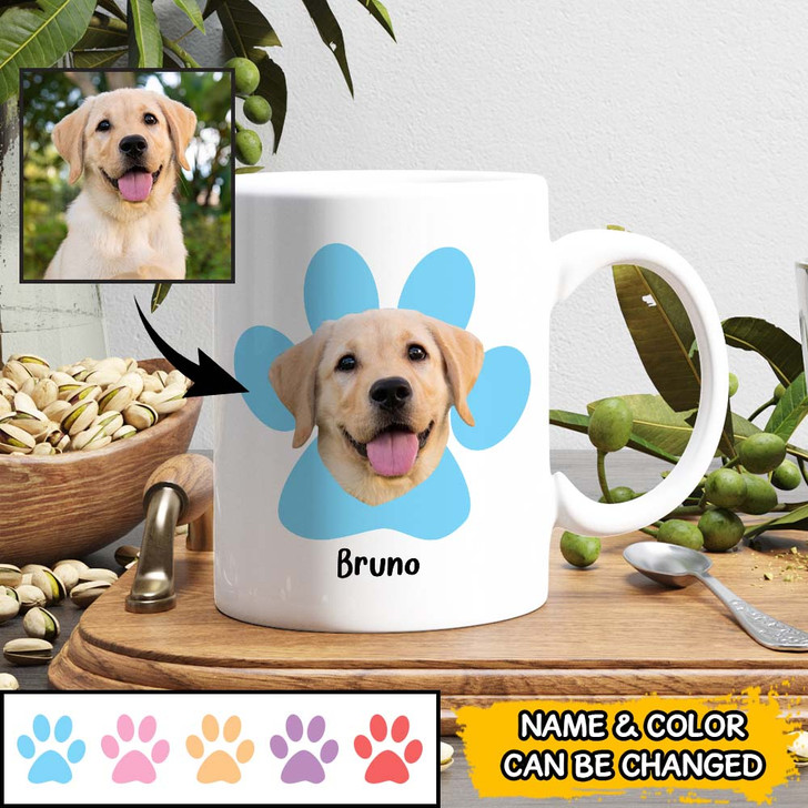 Custom Dog Face Mug, Personalized Pet Lover Gift