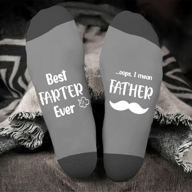 Funny Gift For Best Farter Best Father Socks