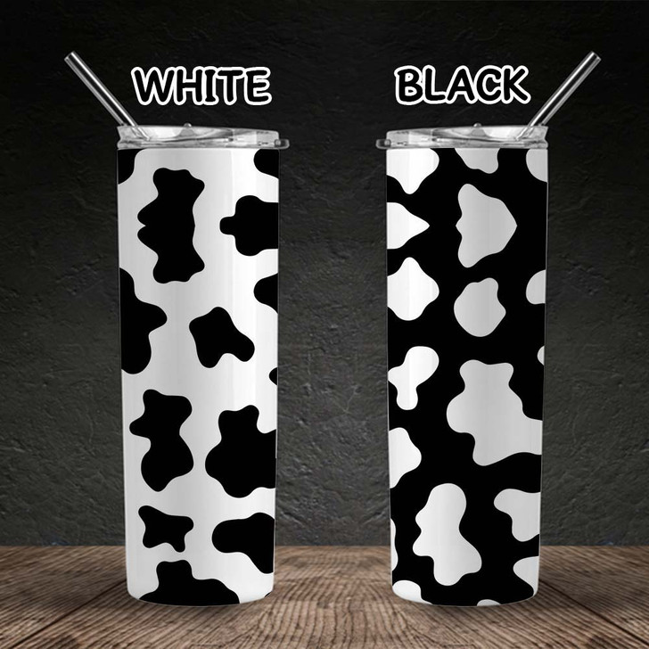 Cow Print Skinny Tumbler