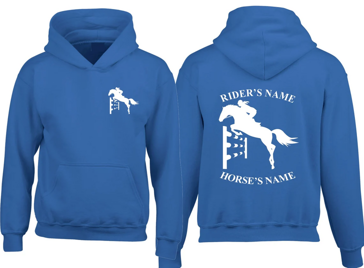 Personalized Gift For Equestrian Rider Hooded Sweatshirt