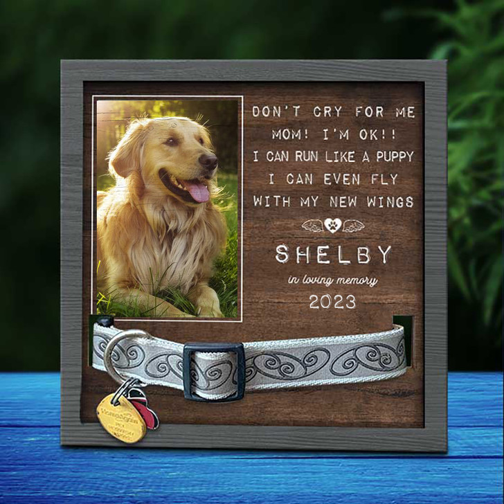 Memorial personalized custom pet loss sign Gift for pet owners upload image